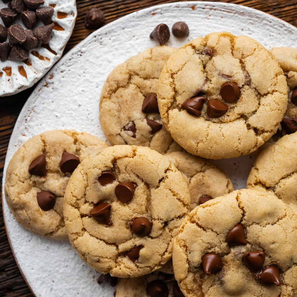 sourdough discard chocolate chip cookies recipe featured image